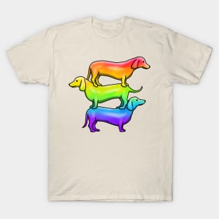 Wiener Goggies Rainbow T-Shirt